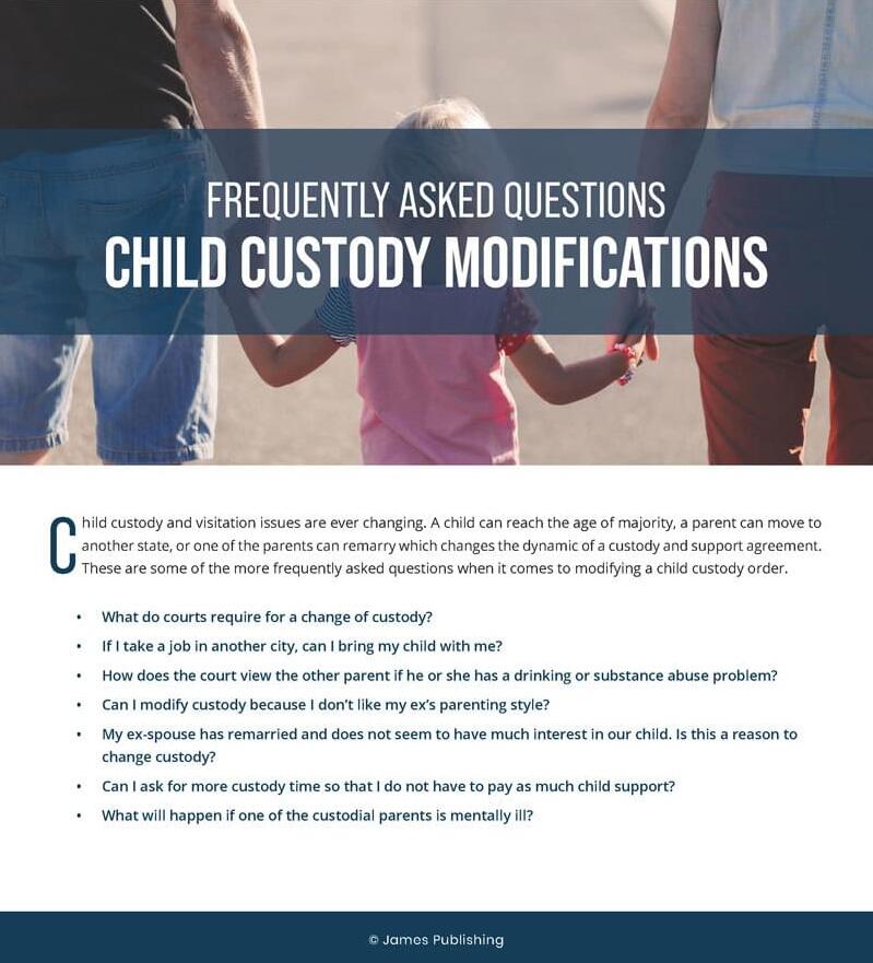 Frequently Asked Questions: Child Custody Modifications